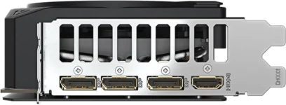 Grafická karta GIGABYTE GeForce RTX 5080 WINDFORCE OC SFF 16G Pohľad na výstupy